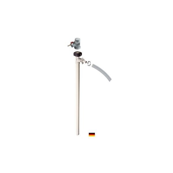 Flux Air Operated Drum Pump, Drum Pump Tube, Polypropylene, 47" Long, Air Operated Motor, 470W Power 24-ZORO0111 - main